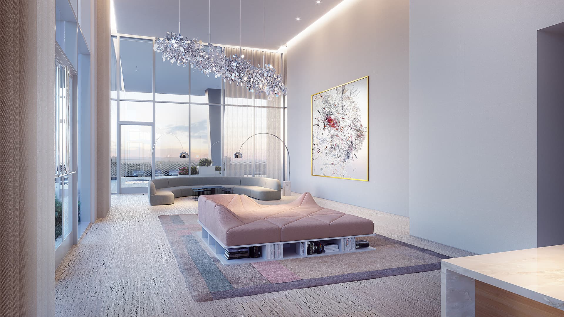 Amenity deck club room