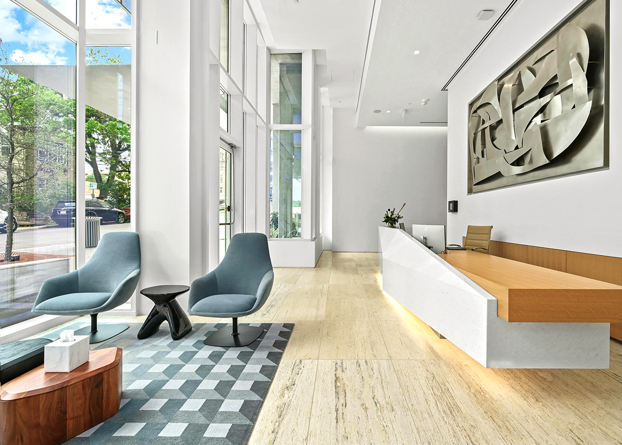 The Linden Residences Austin Texas Condo Tower Lobby Interior