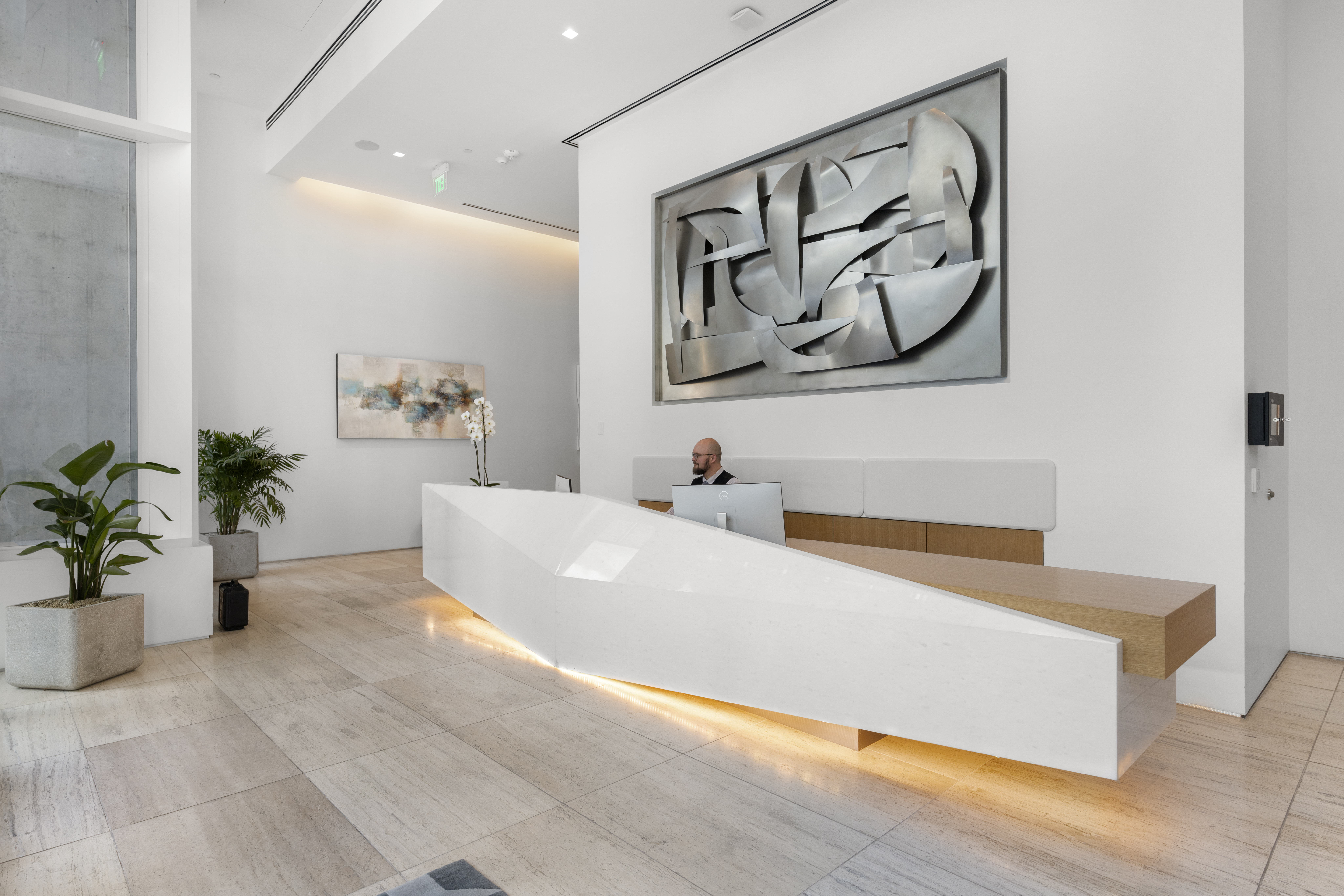 The Linden Residences Austin Texas Condo Tower Front Desk