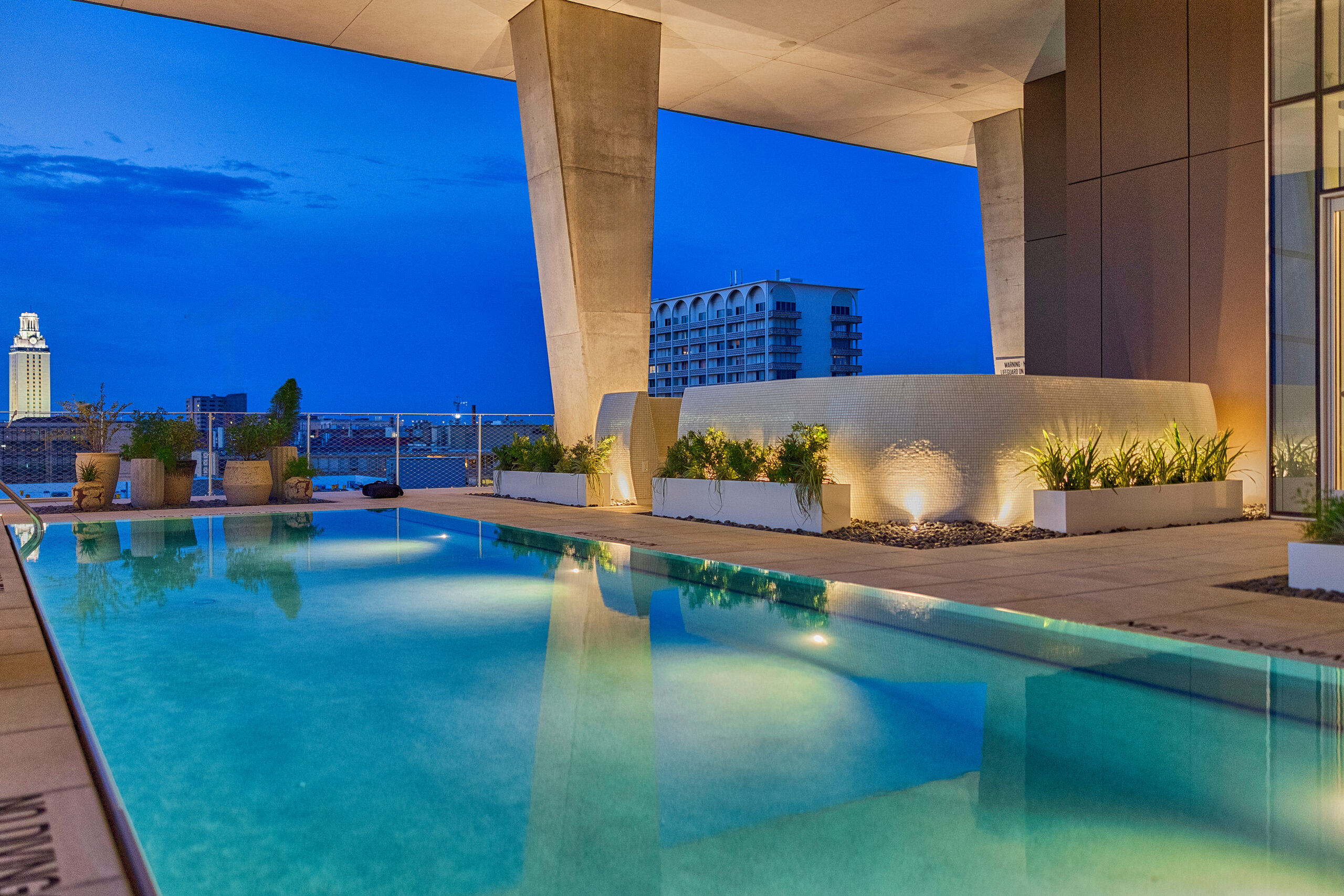 The Linden Residences Austin Texas Condo Tower Pool 1